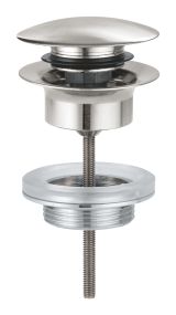 Донный клапан для раковины GROHE суперсталь (65807DC0)