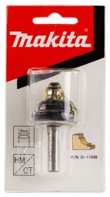 Фреза кромочная калевочная Makita внутр. скругление с полками 7.94R 31, 8x15, 9x8х32х2Т, D-11689