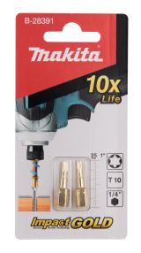 Насадка Makita Impact Gold T10, 25 мм, C-form, 2 шт., B-28391