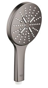 Ручной душ GROHE Rainshower SmartActive 130, 3 режима, темный графит глянцевый (26574A00)