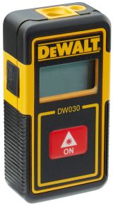 Аккумуляторный лазерный дальномер DEWALT DW030PL, 3.7 В, красный луч, 9 м, со встроенной АКБ (DW030PL-XJ)