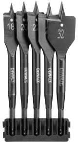 Набор перьевых сверл по дереву DEWALT DT70832, 18-32 мм, 5 шт. (DT70832-QZ)
