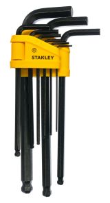 Комплект из 9 торцевых шестигранных ключей с шаровидным наконечником STANLEY 0-69-256, 1,5–10 мм