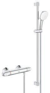 Термостат для душа GROHE Grohtherm 1000 с душевым гарнитуром, хром (34824005)