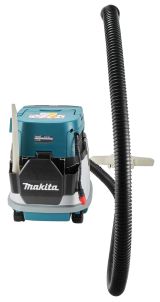 Аккумуляторный строительный пылесос Makita DVC150L, 2x18 В, с опцией работы от сети, 15 л, с 2 АКБ 5 Ач, без ЗУ (DUST-KITM13)