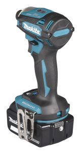 Аккумуляторный ударный шуруповерт Makita LXT, 18 В, 170 Нм, 3400 об/мин, 1/4", без АКБ и ЗУ, в кейсе MakPac, DTD153ZJ
