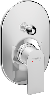 Внешняя часть смесителя для ванны hansgrohe Rebris E скрытого монтажа 72459000, хром