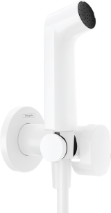 Гигиенический душ hansgrohe 1jet S со смесителем, держателем и шлангом 125 см 29232700, матовый белый