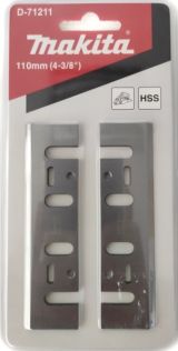 Нож односторонний Makita, HSS, 110 мм, 2 шт., D-71211