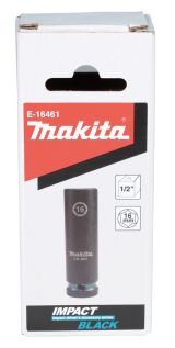 Ударная удлиненная торцовая головка Makita Impact Black 1/2" 16x81, 5 мм , E-16461