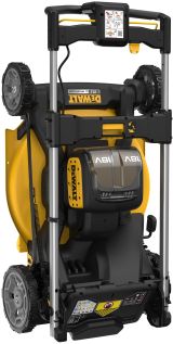 Аккумуляторная газонокосилка DEWALT DCMWP134W2, 2х18 В, 2800 об/мин, 67 л, с 2 АКБ 8 Ач и ЗУ (DCMWP134W2-QW)