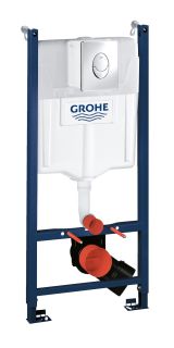 Комплект инсталляции для унитаза GROHE Rapid SL 3 в 1, с панелью смыва Skate Air, хром (38745001)