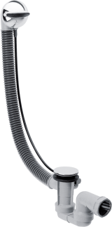 Слив-перелив для стандартных ванн hansgrohe Flexaplus 58143000, хром