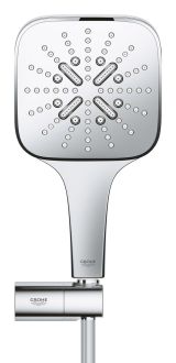 Душевой набор GROHE Rainshower SmartActive 130 Cube, 3 режима, 1500 мм, 9,5 л/мин, хром (26588000)