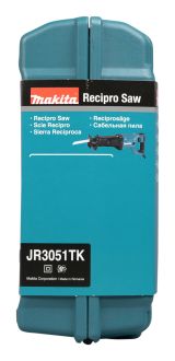Сабельная пила Makita JR3051TK, 1200 Вт, 3000 ход/мин, 30 мм, в кейсе