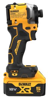 Аккумуляторный шуруповерт DEWALT DCF850P2T, 18 В, 206.2 Нм, 3800 уд/мин, с 2 АКБ 5 Ач и ЗУ, в кейсе TSTAK (DCF850P2T-QW)