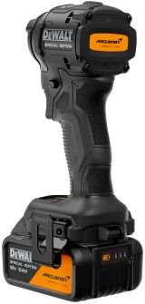 Аккумуляторный набор DEWALT McLaren Limited Edition DCK2222MP2T: дрель-шуруповерт + шуруповерт, с 2 АКБ 5 Ач и ЗУ, в кейсе TSTAK