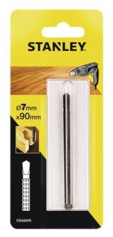 Рашпиль-сверло по дереву цилиндрическое для дрели STANLEY STA66095, D7х90х50 мм