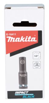 Ударная удлиненная торцовая головка Makita Impact Black 1/2" 10x81, 5 мм , E-16411