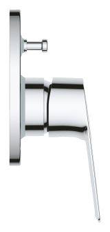 Смеситель для ванны GROHE BauLoop в комплекте с монтажной частью, хром (29041001)
