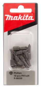 Насадка Makita PH1, 25 мм, C-form, 10 шт., P-06030