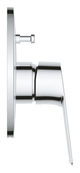 Смеситель для ванны GROHE BauLoop в комплекте с монтажной частью, хром (29081001)