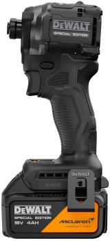 Аккумуляторный шуруповерт DEWALT McLaren Limited Edition DCF86MM2T, 18 В, 205 Нм, 3800 уд/мин, с 2 АКБ 4 Ач и ЗУ, в кейсе TSTAK
