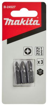 Насадка Makita PZ1/PZ2/PZ3, 25 мм, C-form, 3 шт., B-24527