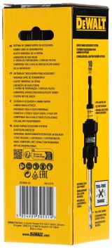 Адаптер для коронки со сверлом DEWALT DT20626, HEX, 10 мм