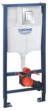 Комплект инсталляции для унитаза, GROHE Rapid SL 3 в 1 с панелью смыва Skate Cosmopolitan, хром (39501000)