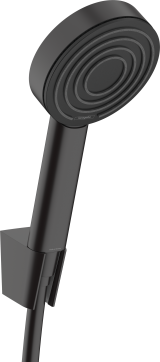 Душевой набор hansgrohe Pulsify S 105 1jet с держателем и шлангом 125 см 24301670, матовый черный