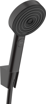 Душевой набор hansgrohe Pulsify Select S 105 3jet Relaxation с держателем и шлангом 160 см 24303670, матовый черный