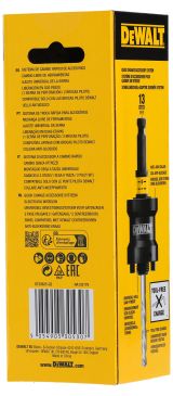 Адаптер для коронки со сверлом DEWALT DT20625, HEX, 13 мм