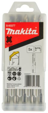 Набор буров Makita SDS-Plus Centering Tip 10х100x160, 5 шт., B-60377