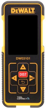 Лазерный дальномер DEWALT DW03101, на батарейках, красный луч, 80 м (DW03101-XJ)