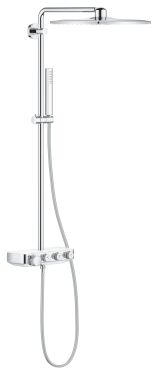 Душевая система GROHE Euphoria SmartControl System 310 Cube Duo с термостатом для душа, белая луна (26508LS0)