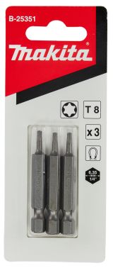 Насадка Makita T8, 50 мм, E-form (MZ), 3 шт., B-25351