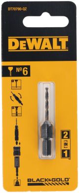 Пилотное сверло с зенкером DEWALT DT70790, №6, 2.38 мм (DT70790-QZ)