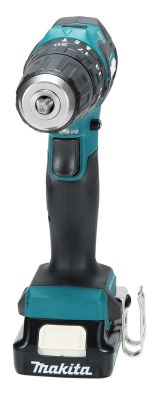 Аккумуляторная ударная дрель-шуруповерт Makita, 12 В, 35 Нм, 1500 об/мин, 22500 уд/мин, с 2 АКБ 4 Ач и ЗУ, в кейсе, HP332DWME