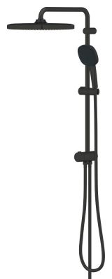 Душевая система GROHE Tempesta System 250 Cube Flex с переключателем потоков, черный (269772431)