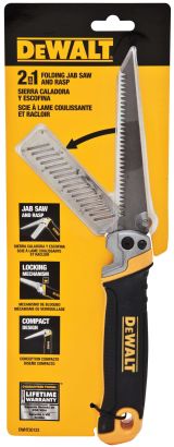 Ножовка по гипсокартону DEWALT DWHT20123, складная, с рашфилем, 10 см