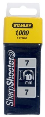 Скоба для степлера STANLEY 1-CT106T, для крепления кабеля тип 7 (CT100) 10 мм/ 3/8x1000 шт.
