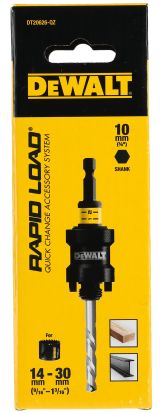 Адаптер для коронки со сверлом DEWALT DT20626, HEX, 10 мм