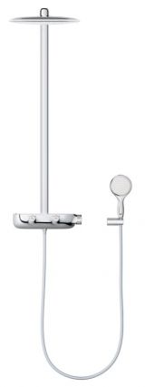 Душевая система с термостатом для настенного монтажа, GROHE Rainshower System SmartControl Mono 360, хром, (26361000)