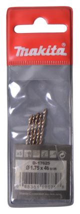 Набор сверл по металлу Makita HSS-Co 1, 75x22x46, 5 шт., D-17625