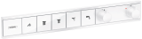 Внешняя часть термостата для душа hansgrohe RainSelect скрытого монтажа на 5 потребителей 15384700, матовый белый