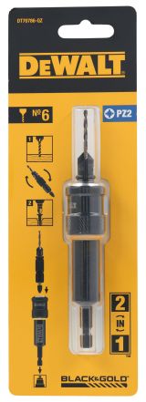 Быстросменный узел DEWALT Flip&Drive DT70786: бита PZ2, 25 мм + пилотное сверло с зенкером, 2.38 мм