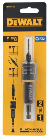 Быстросменный узел DEWALT Flip&Drive DT70787: бита PZ2, 25 мм + пилотное сверло с зенкером, 2.77 мм