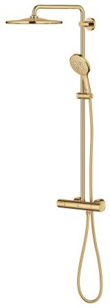 Душевая система GROHE Rainshower SmartActive 310 с термостатом для душа, холодный рассвет глянец (26836GL0)