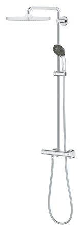 Душевая система GROHE Vitalio Start System 250 Cube с термостатом для душа, хром (26697000)